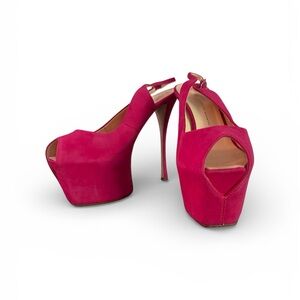 Giuseppe Zanotty Hot Pink Stiletto Heels
